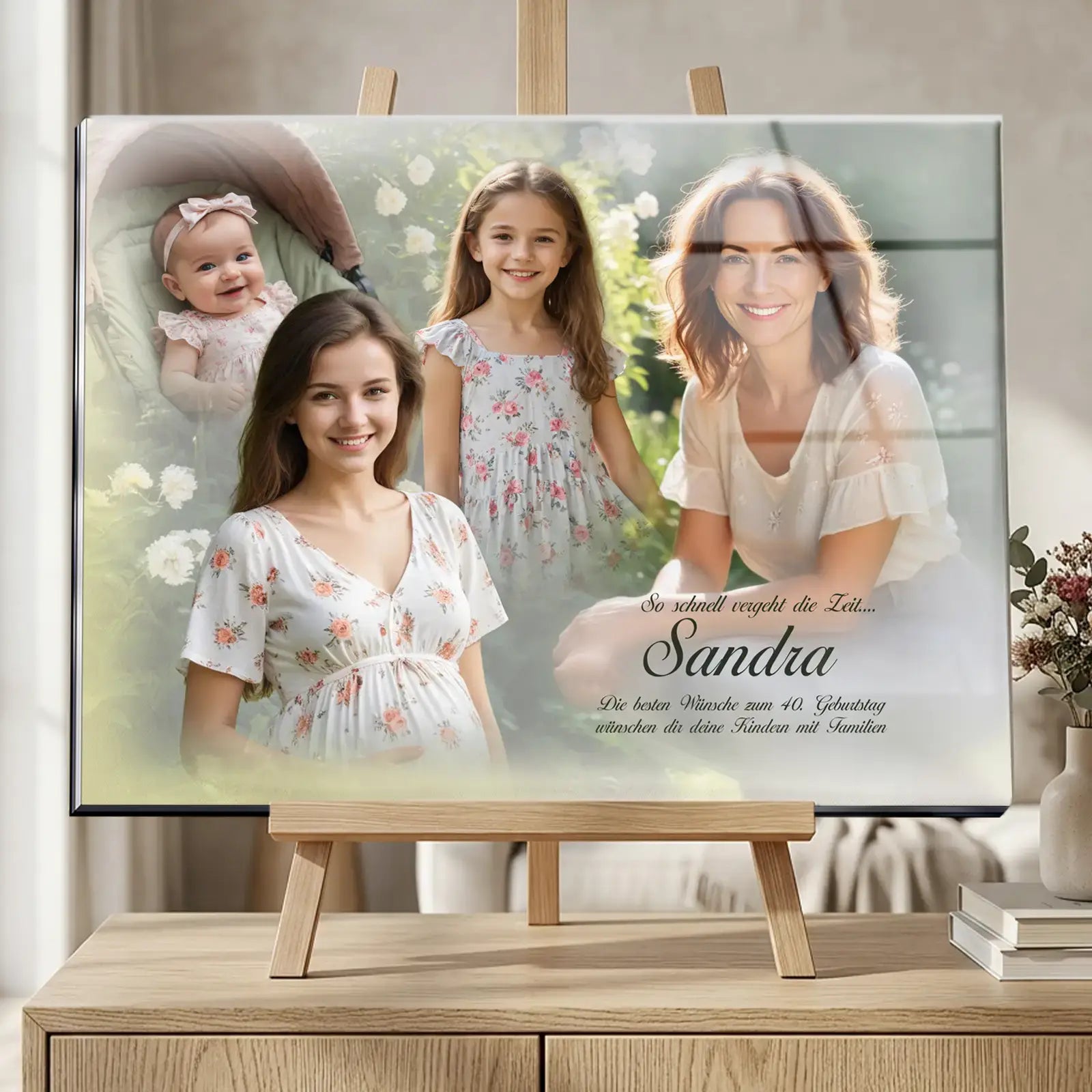 Geschenk zum Geburtstag - hochwertiges Foto in Acrylglas mit Dibondverstärkung. Bezauberndes und einzigartiges Geschenk.