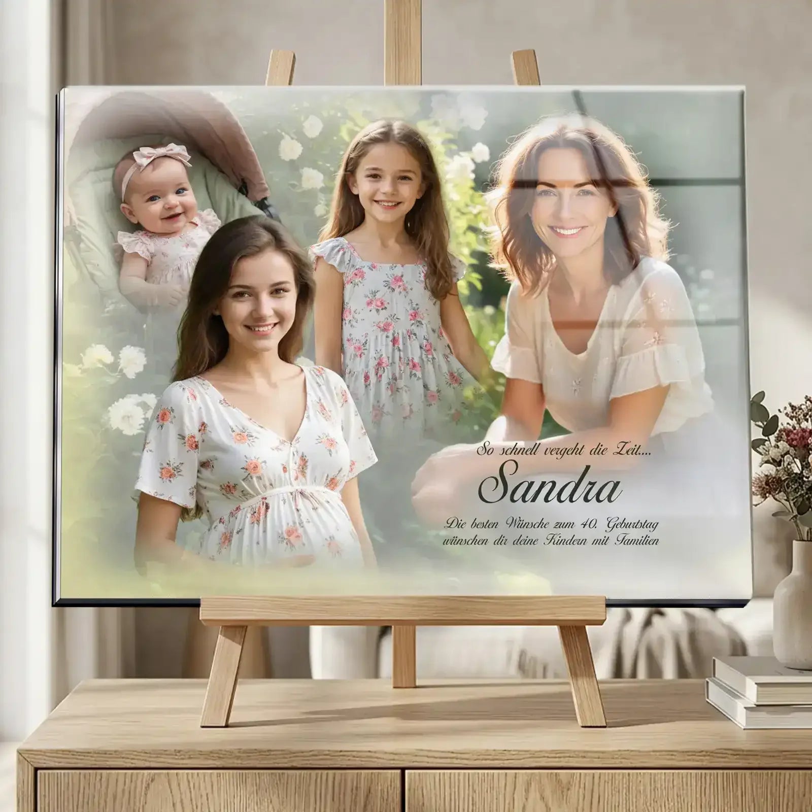 Geschenk zum Geburtstag - hochwertiges Foto in Acrylglas mit Dibondverstärkung. Bezauberndes und einzigartiges Geschenk.
