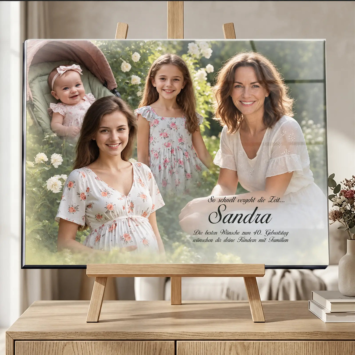 Geschenk zum Geburtstag - hochwertiges Foto in Acrylglas mit Dibondverstärkung. Bezauberndes und einzigartiges Geschenk.