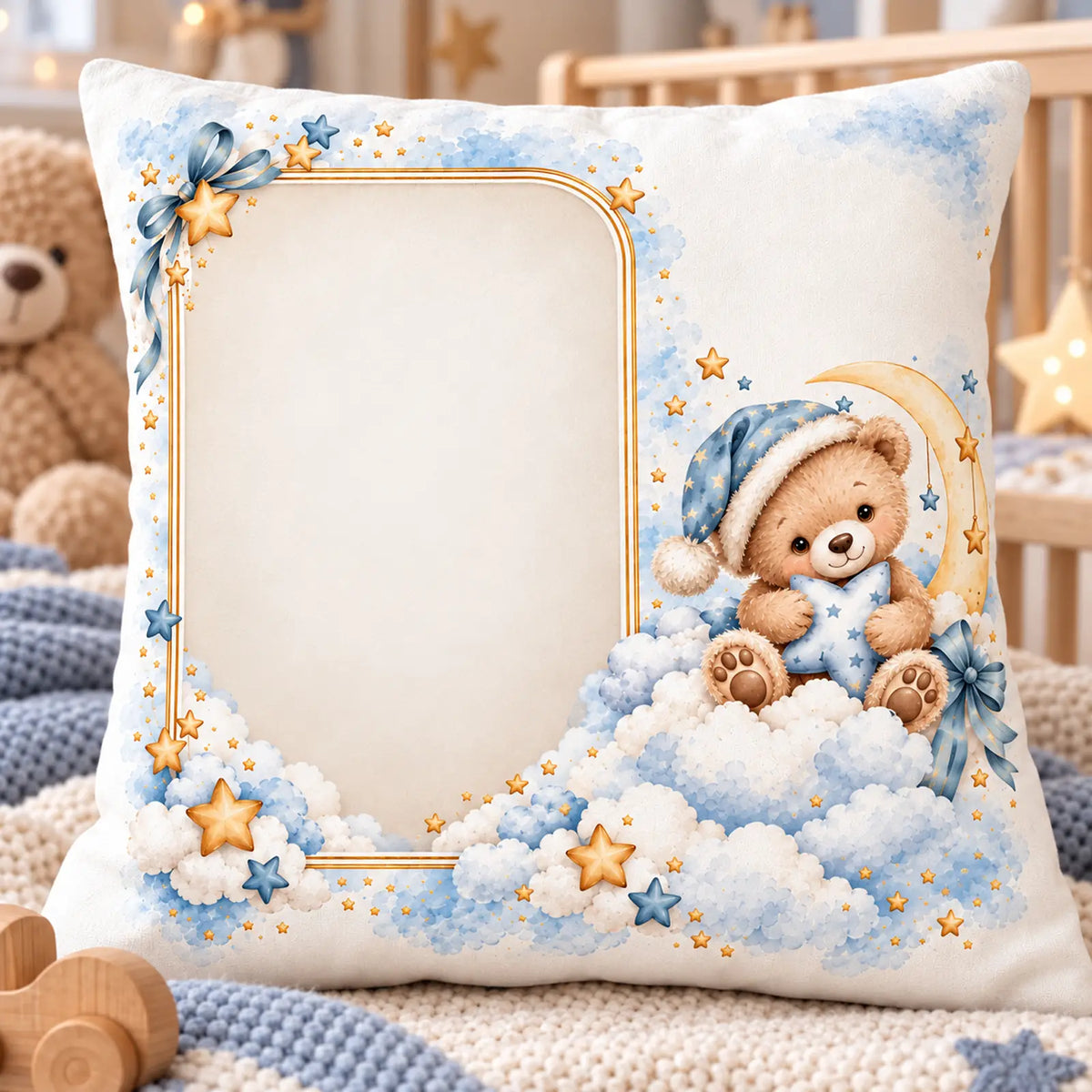 Personalisiertes Babykissen mit Foto – Das liebevolle Geschenk zur Geburt & Taufe
