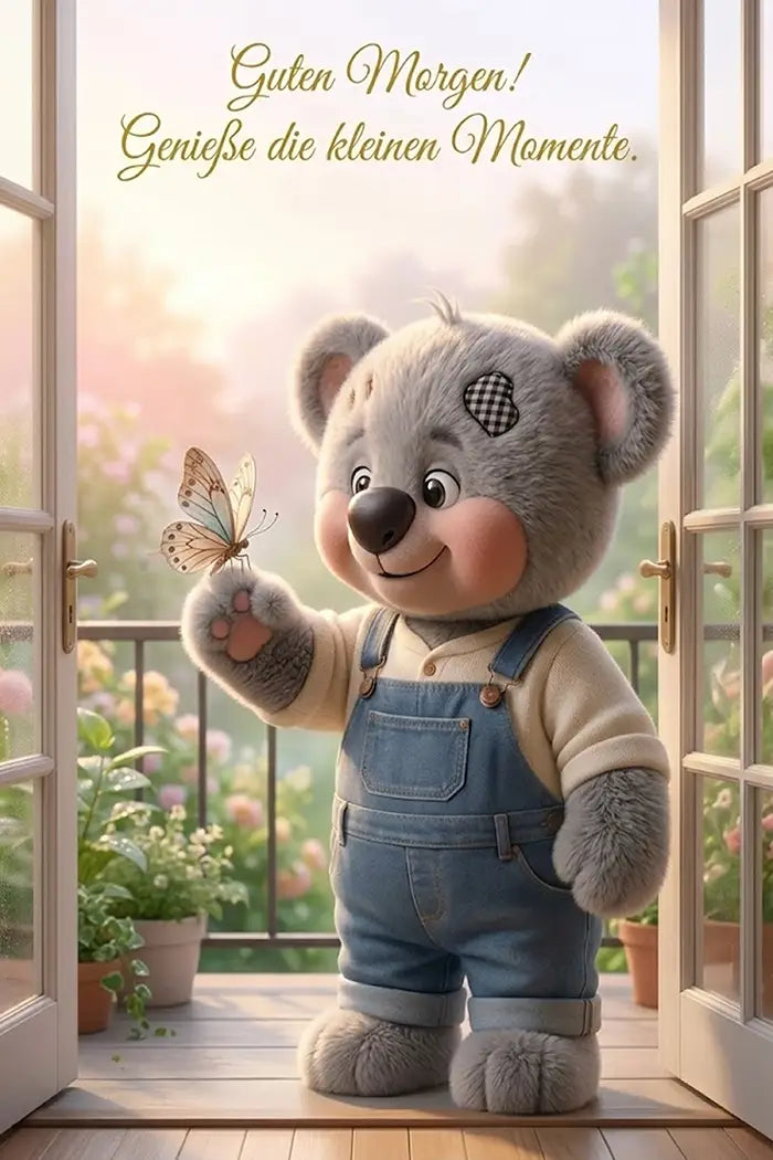 Creddy Teddy - Guten Morgen Grüße von Herzen