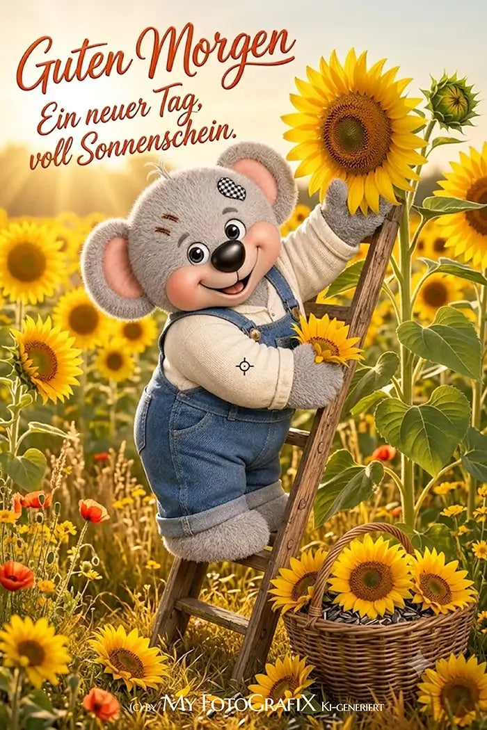 Creddy Teddy - Guten Morgen Grüße von Herzen