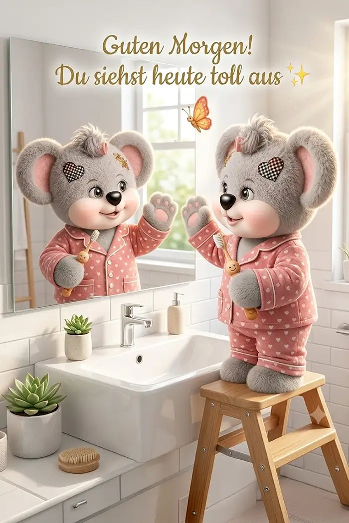 Creddy Teddy - Guten Morgen Grüße von Herzen