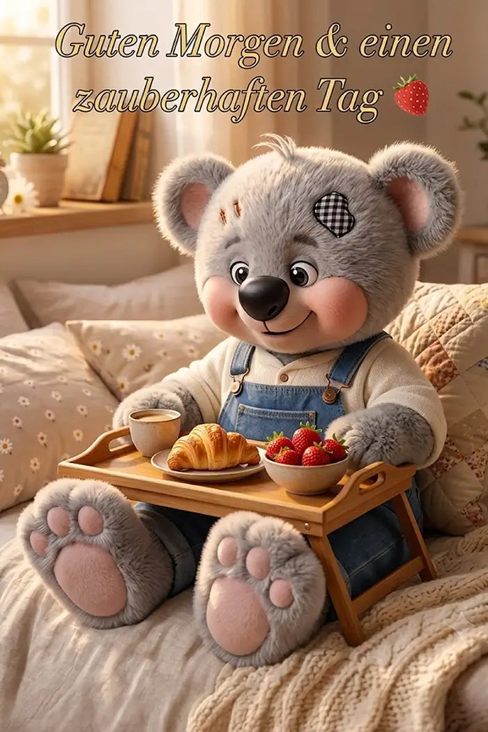 Creddy Teddy - Guten Morgen Grüße von Herzen