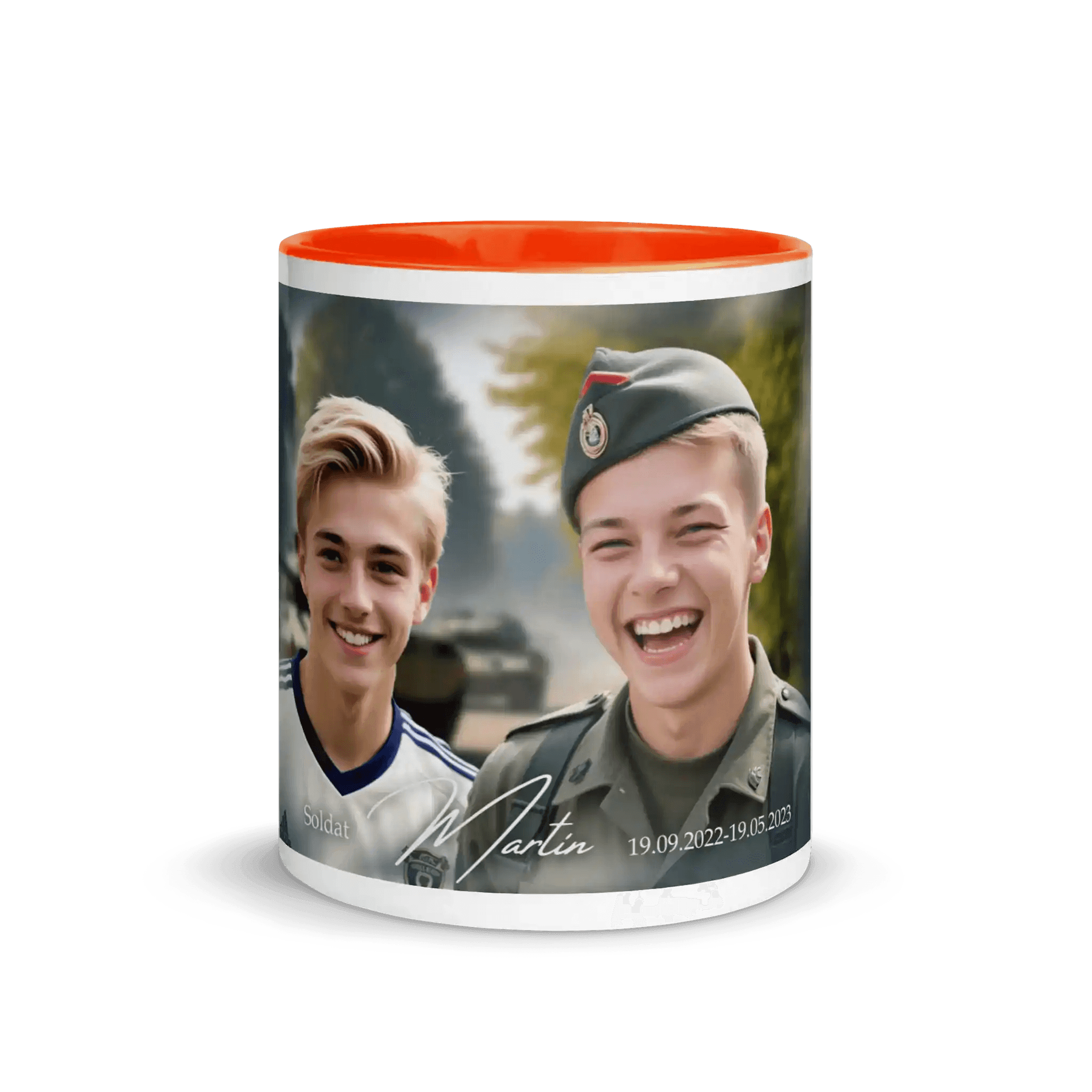 Tasse zur Einberufung – individuelles Design mit eigenem Foto