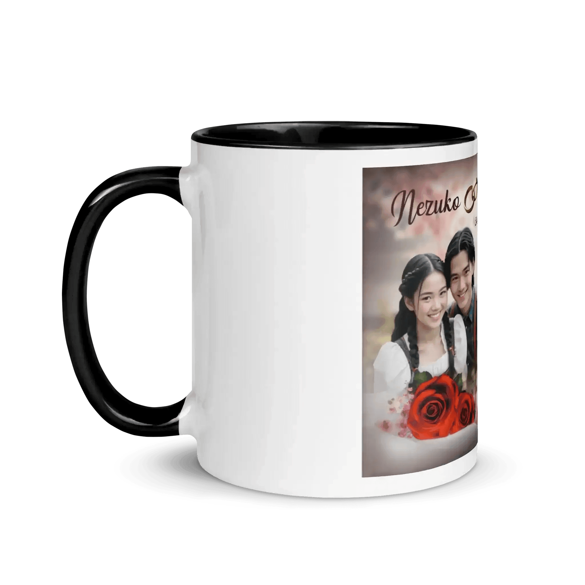 Hochwertige Tasse zum Hochzeitstag mit Namen und Hochzeitsdatum